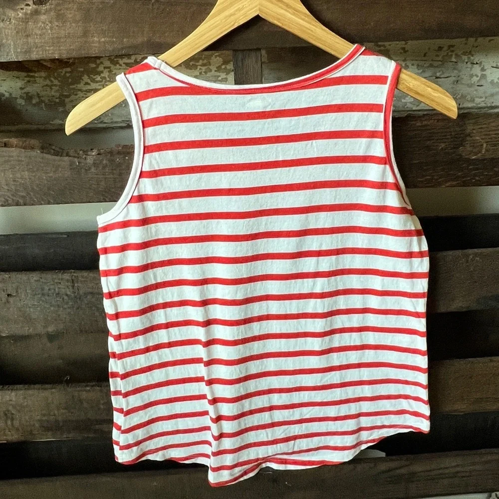OLD NAVY Girls Tank in Red Stripe XL (14)